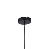 Close-up detail of the Eurolux black & white pendant light