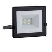 Eurolux black floodlight, front view