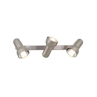 Eurolux satin chrome floodlight, front view