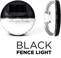 Eurolux black garden light shown in its packaging