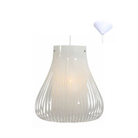 Eurolux white pendant light, front view