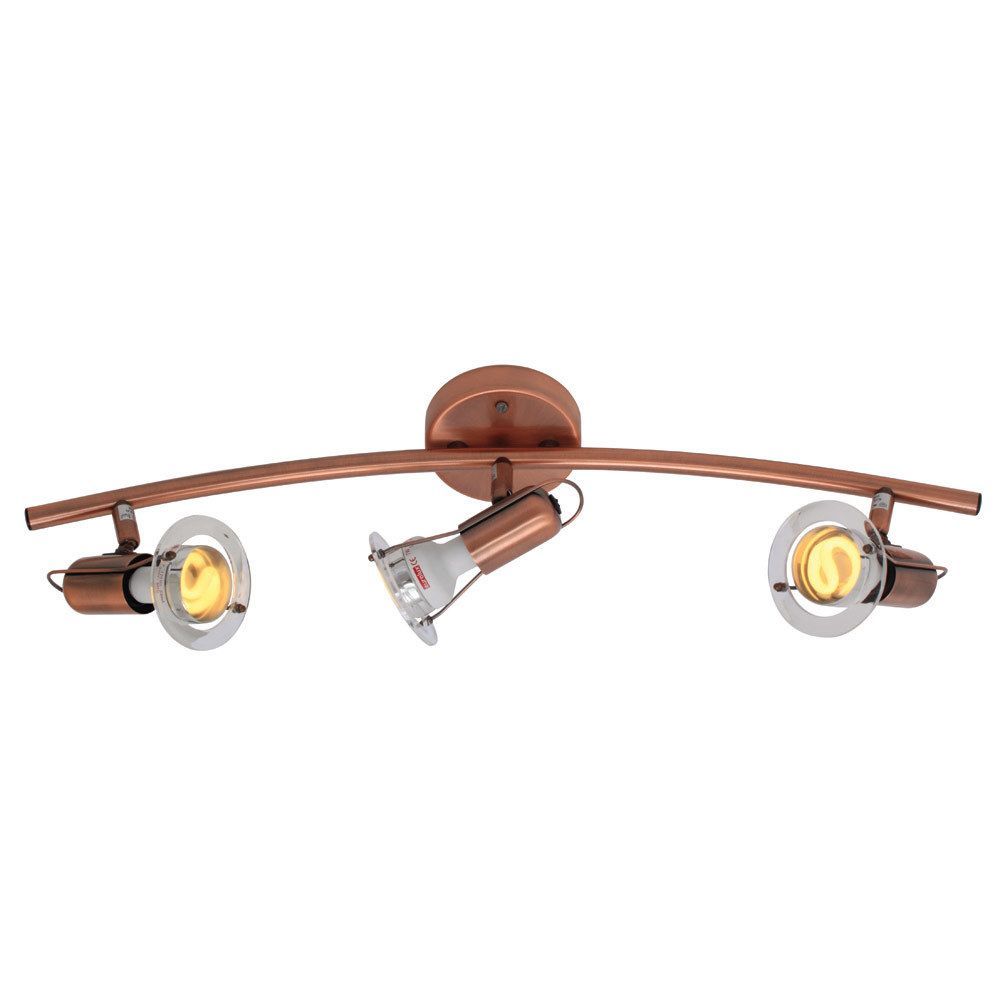 Eurolux copper spotlight, front view