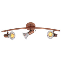 Eurolux copper spotlight, front view