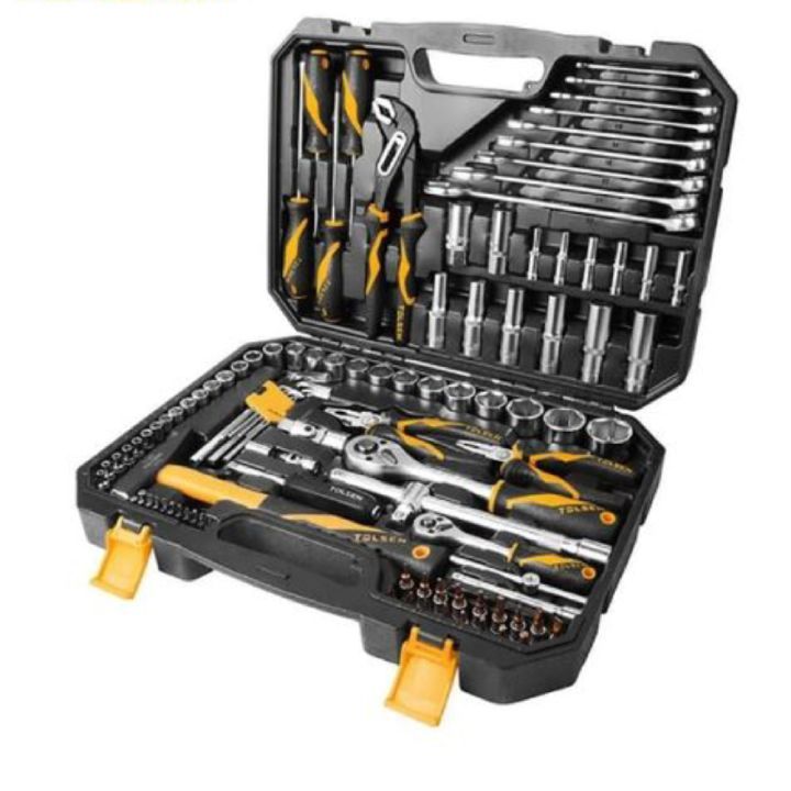 Tolsen tool set shown in its packaging
