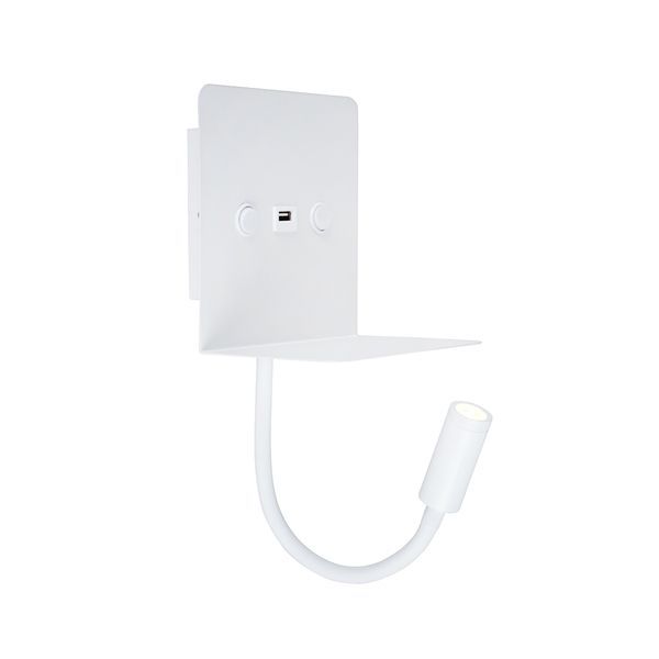 Eurolux white night light, front view