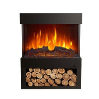 Radiant heater shown in its packaging