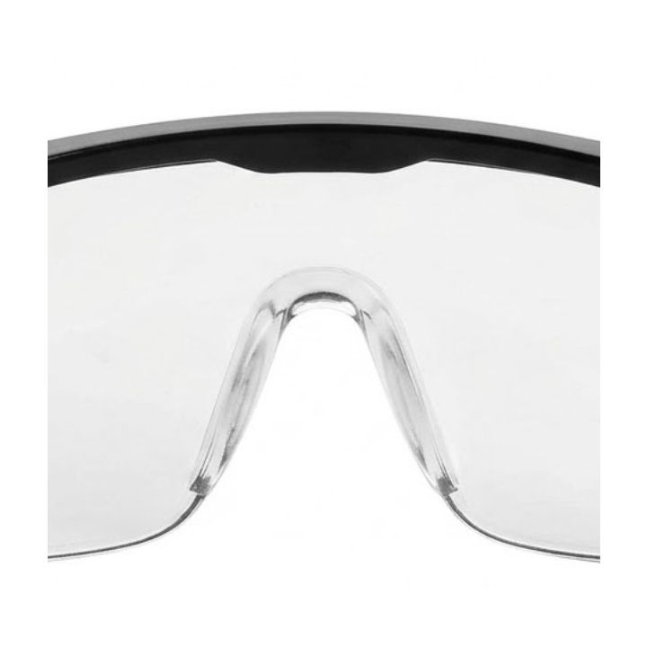 Close-up detail of the Tolsen safety glasses