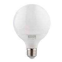 Eurolux warm white LED globe, front view