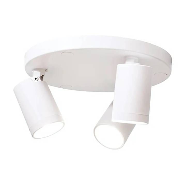 Radiant white downlight, front view