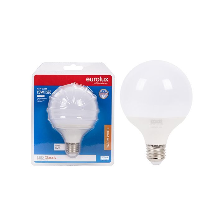 Eurolux LED globe, front view