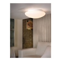 Eurolux lighting fixtures installed and lit