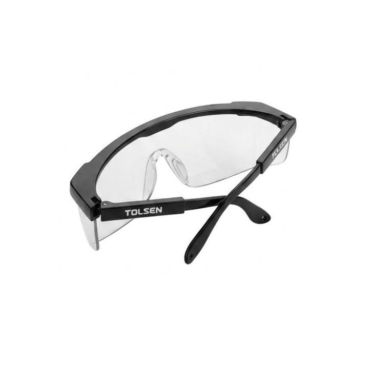 Tolsen safety glasses dimensions diagram