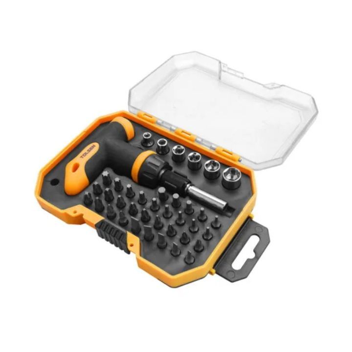Tolsen socket set shown in its packaging