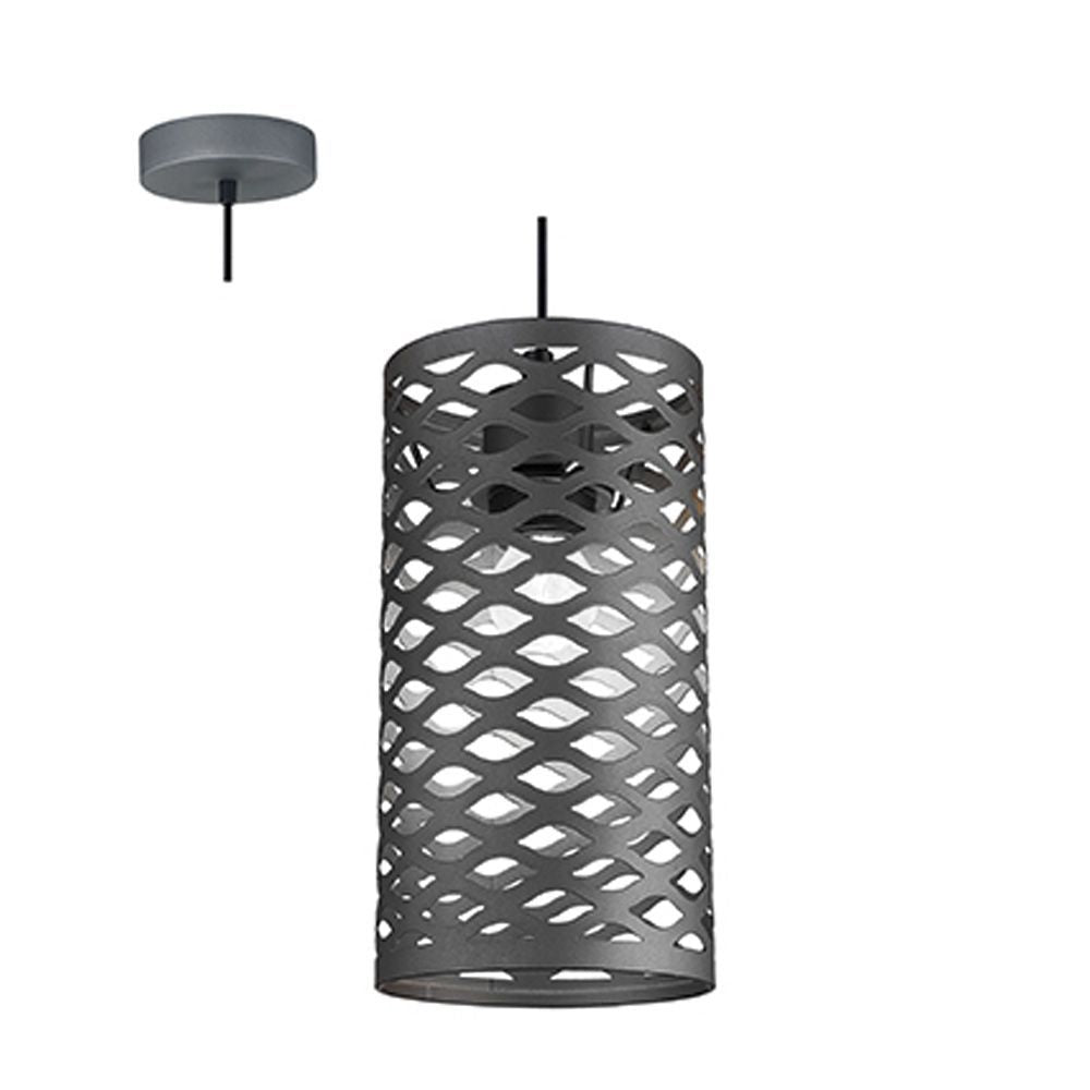 Radiant grey pendant light, front view