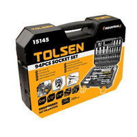 Tolsen socket set shown in its packaging