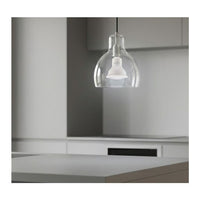 Eurolux downlight installed and lit