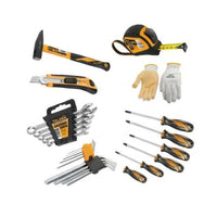 Close-up detail of the Tolsen tool set