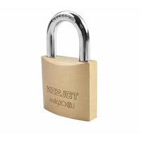 Tolsen padlock installed and lit