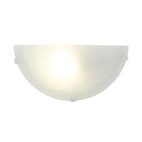 Eurolux white ceiling light, front view