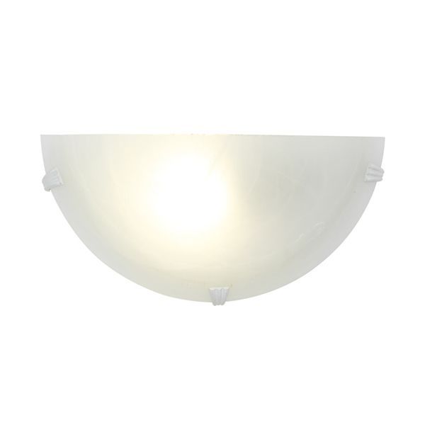 Eurolux white ceiling light, front view