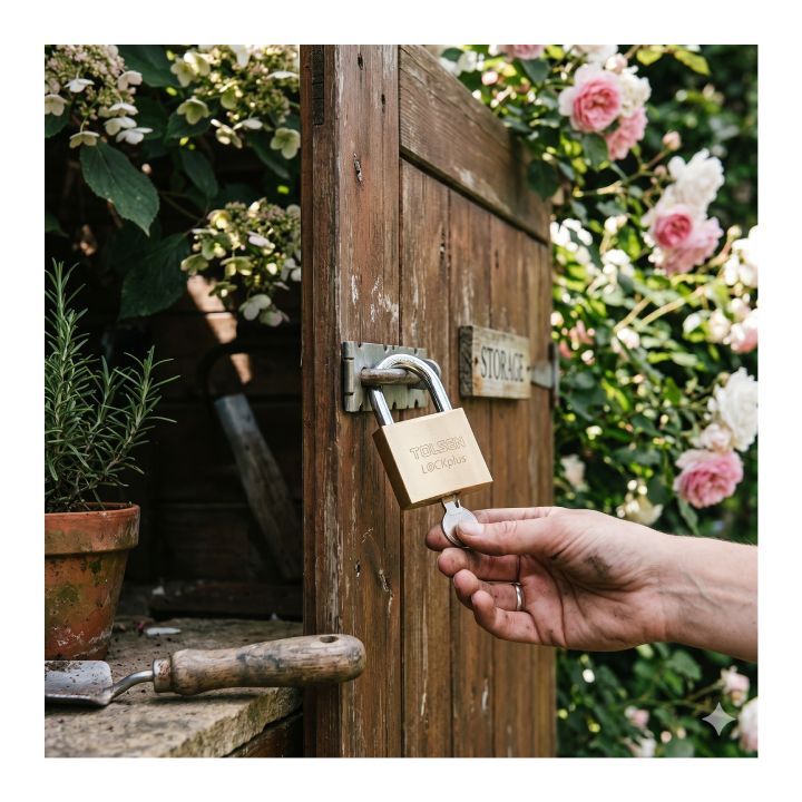 Tolsen padlock, front view