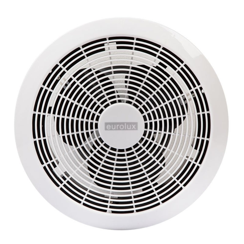 Eurolux white extractor fan, front view
