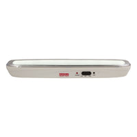 Eurolux white emergency light, front view