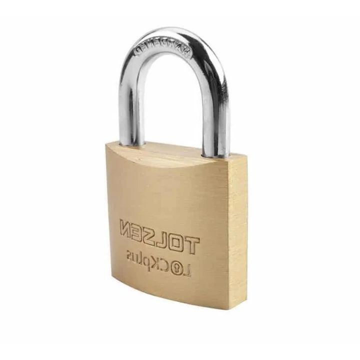 Tolsen padlock installed and lit