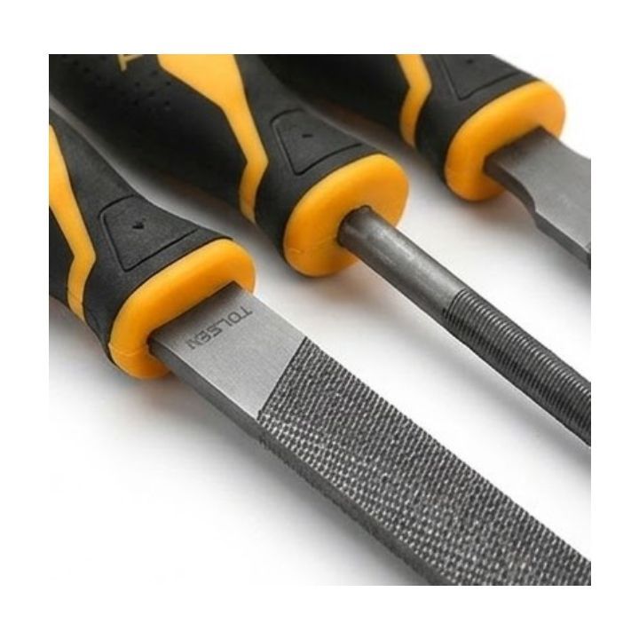 Close-up detail of the Tolsen tool set