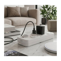Eurolux white extension cord dimensions diagram