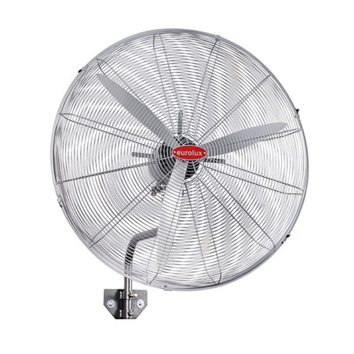 Eurolux silver grey fan, front view