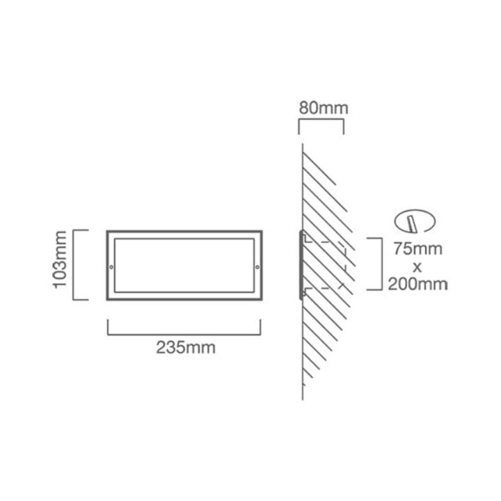 Eurolux ground light, front view