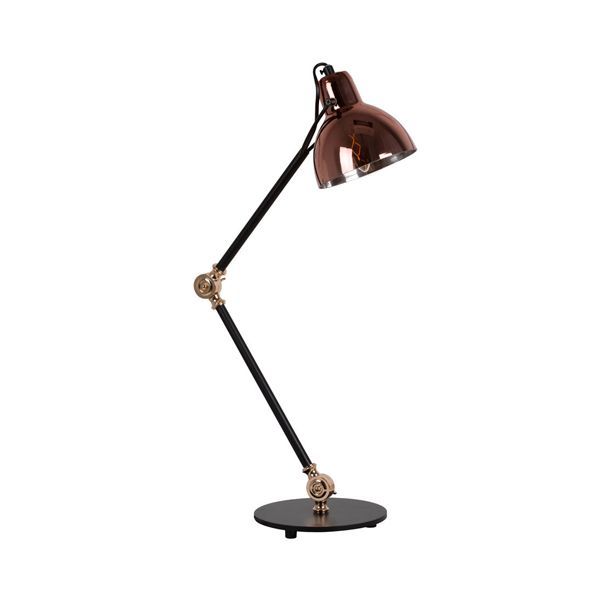 Eurolux black lamp, front view