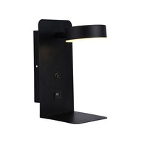 Eurolux black night light, front view