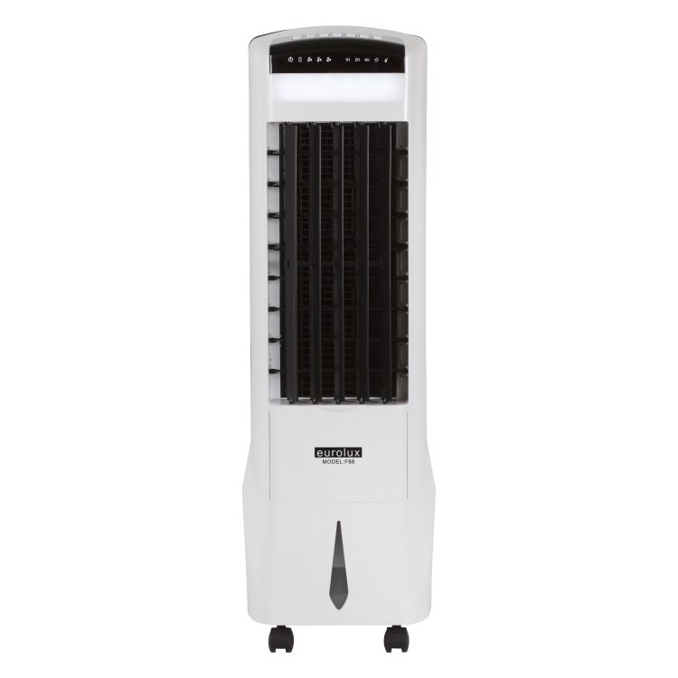 Eurolux white & black fan, front view