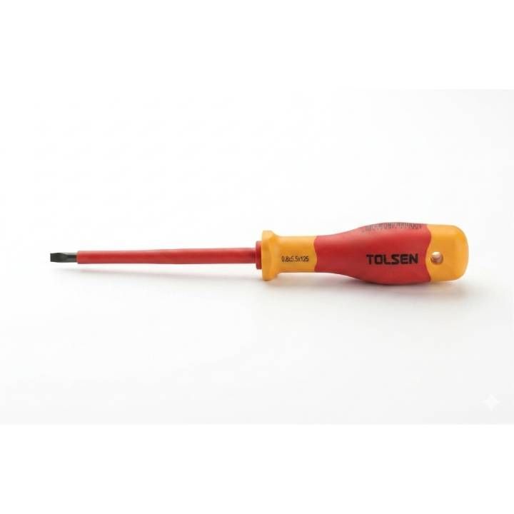 Close-up detail of the Tolsen screwdriver