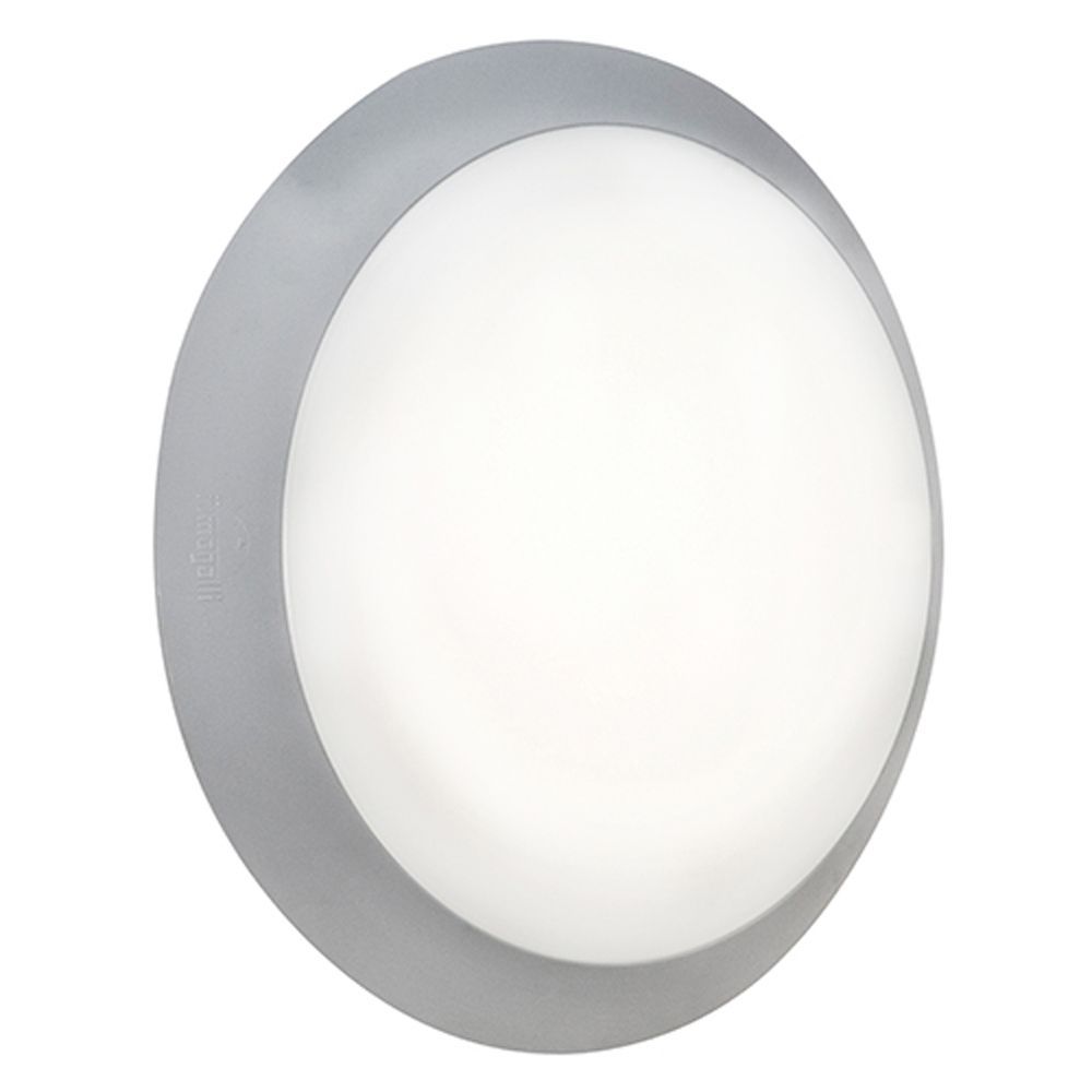 Eurolux grey wall light, front view