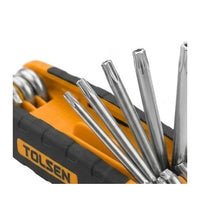 Tolsen tool set installed and lit