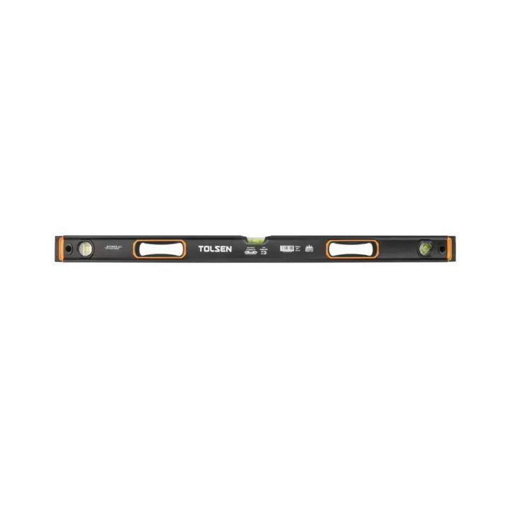 Close-up detail of the Tolsen spirit level