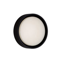 Eurolux black downlight, front view