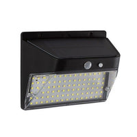 Eurolux black wall light, front view