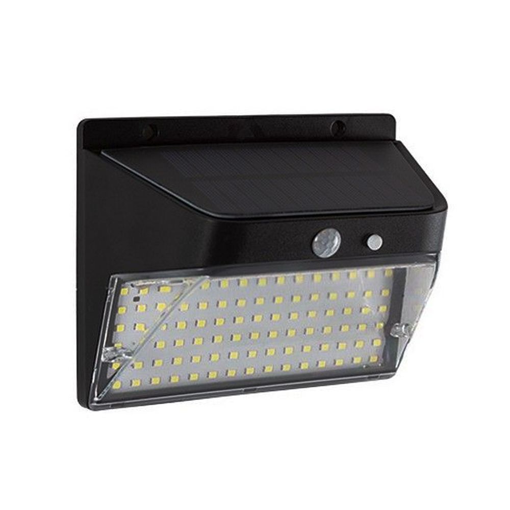 Eurolux black wall light, front view