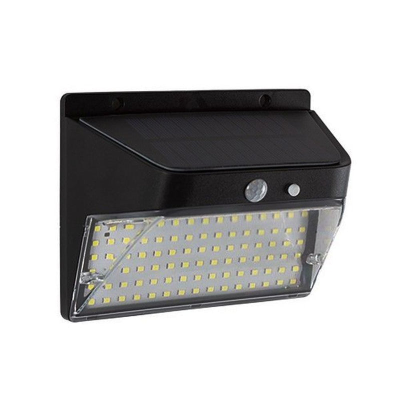 Eurolux black wall light, front view