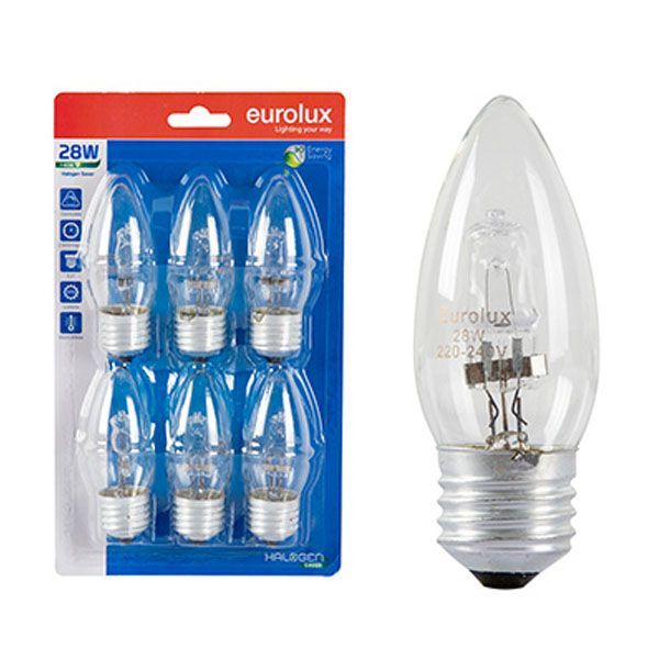 Eurolux halogen globe, front view