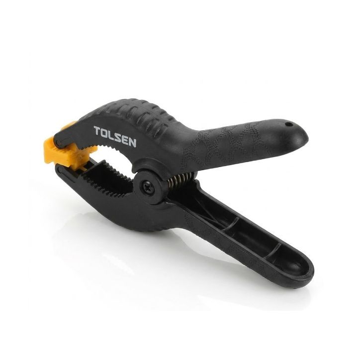 Tolsen clamp shown in its packaging