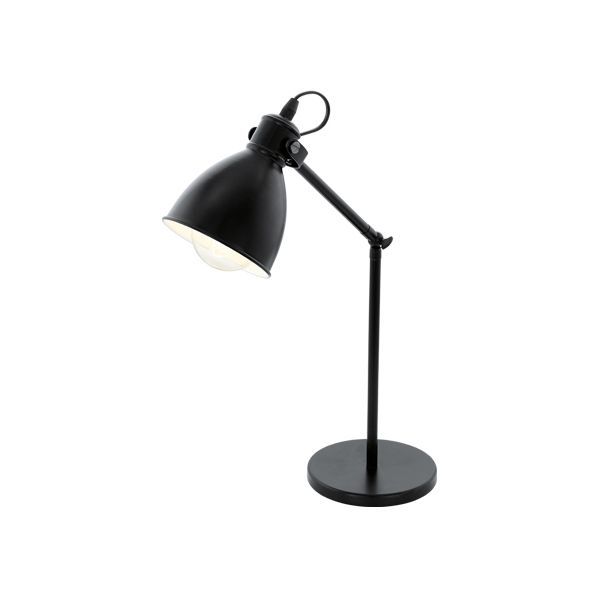 Eurolux black ceiling light, front view