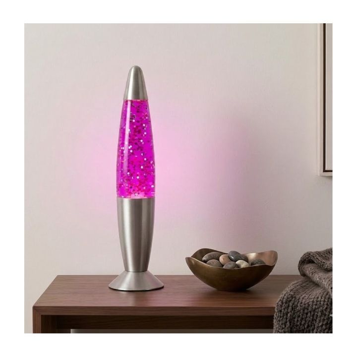 Eurolux clear/silver night light, front view