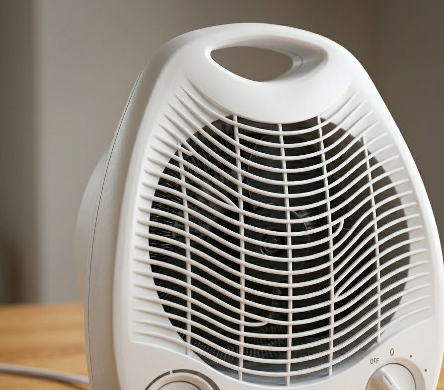 Close-up detail of the Radiant heater