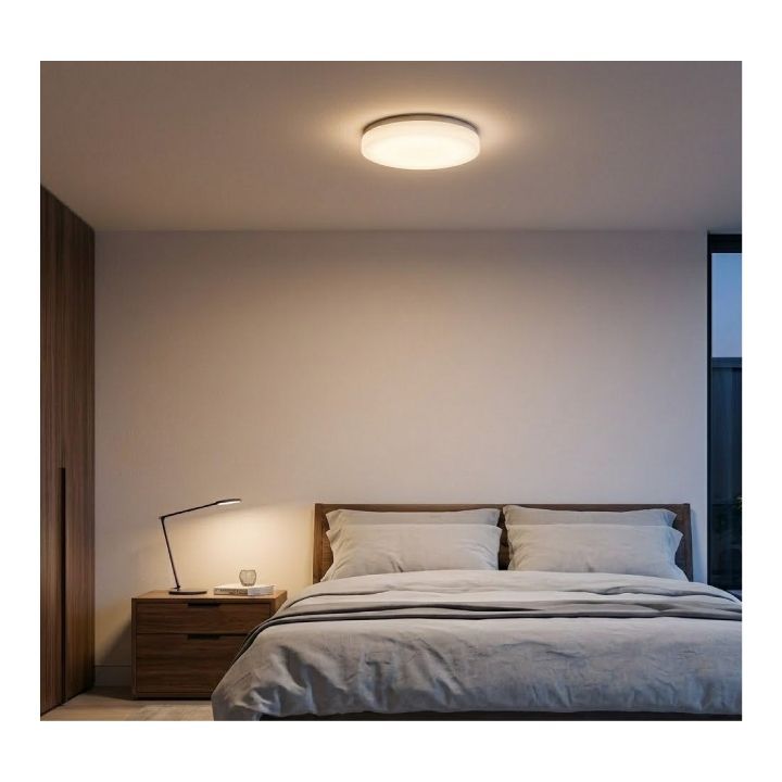 Eurolux white ceiling light dimensions diagram
