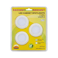 Radiant downlight, front view